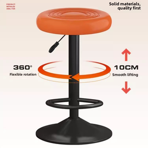 Chaises de bar réglables et rotatives de style italien Tabouret de bar haut Chaises de bar à domicile Chaises hautes de réception de <span class=keywords><strong>haute</strong></span> qualité - Product Image 4