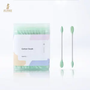 Factory Supplier Customized Household Daily Use Eco-Friendly Natural Cotton Swab Paper Stick Cotton Swab