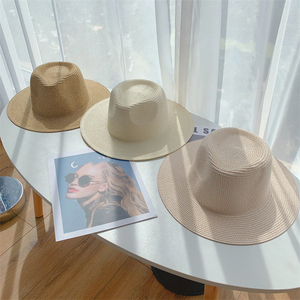 Unisex Chất Lượng Cao Bán Buôn Phụ Nữ Boater Người Đàn Ông Quý Ông <span class=keywords><strong>Hat</strong></span> Flat <span class=keywords><strong>Top</strong></span> Với Rơm Bãi Biển <span class=keywords><strong>Hat</strong></span> Vòng Mùa Hè Mặt Trời Panama <span class=keywords><strong>Hat</strong></span> - Product Image 5