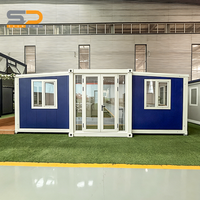 Maison préfabriquée intelligente de 20 pieds avec équipements de bureau complets, mini-maisons prêtes à être expédiées