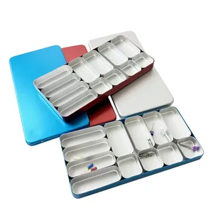 Estuche de Esterilización Dental con 12/16 Compartimentos, Caja de Desinfección para Fresas Dentales, Organizador Reforzado para Fresas Endodónticas - Product Image 5