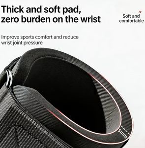 Crochets de musculation avec support de poignet rembourrés et épaissis pour barre de traction et entraînements à domicile - Product Image 3