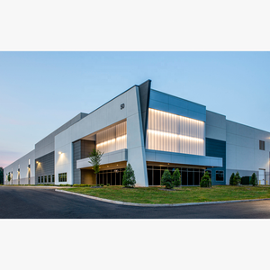 Bất động sản mạ kẽm prefab kim loại kho tiền chế Kết Cấu Thép công nghiệp lớn span Cấu trúc thép - Product Image 2