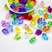 Meerkleurige plastic ijsblokjes DIY sieraden acrylstenen accessoires onregelmatige edelsteen diamant injectiegieten handwerk