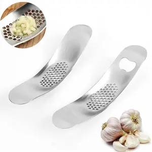 Utensilios de Cocina, Prensa de Ajo de Acero Inoxidable, Picadora Manual Multifuncional para Ajo, Picadora de Frutas y Verduras - Product Image 1