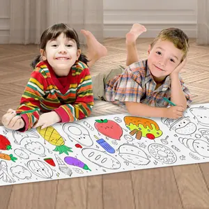 Hot Sales Tracing Roll Coloring Painting Paper 300cm Art Paper Roll Drawing Coloring Paper Roll For Kids