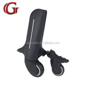 プロ仕様の取り外し可能な高さ調節可能なスーツケースホイール、ユニバーサルラゲッジトロリー、バッグやスーツケースに適合するダブルホイール - Product Image 2