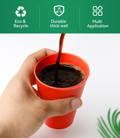 Gobelets colorés pour enfants, gobelets incassables en PP de qualité alimentaire, gobelets en plastique réutilisables sans BPA pour les fournitures de fête d'anniversaire