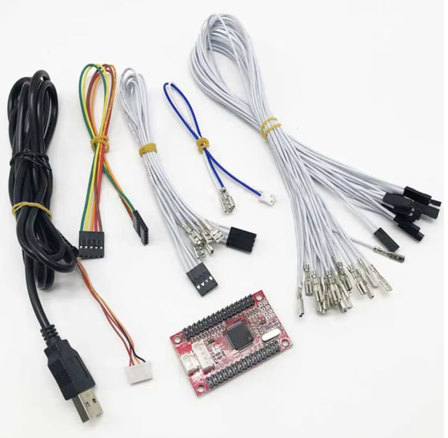 Arcade Zero Delay USB Board Wireless for Joystick Encoder PCB Sanwa Game Stick Controller for PC PS Coin Operated