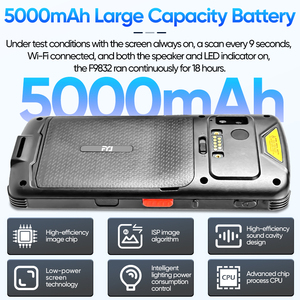 Escáner de código de barras <span class=keywords><strong>PDA</strong></span> 1D/2D resistente Android 14 DE 6 ", Android 14, 100dB, colector de datos de Terminal NFC, IP68, 5000mAh, <span class=keywords><strong>PDA</strong></span> de logística de almacén - Product Image 5