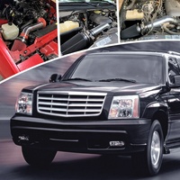 Filtre d'admission d'air froid 4 "et kit de protection thermique côté conducteur pour 99-07 Chevy Silverado Tahoe GMC Yukon Sierra V8 4.8L/5.3L/6.0L