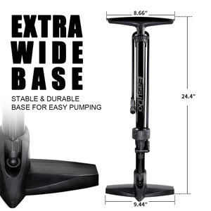 EasyDo — <span class=keywords><strong>pompe</strong></span> manuelle pratique à pédale pour pneus de vélo, usage domestique, gonfleur de pneumatiques, pour bicyclette - Product Image 3