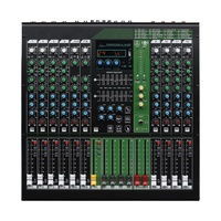 Console de mixage audio numérique professionnelle Xtuga pour studio d'enregistrement, 12 canaux, DJ, mixeur USB, métal, 20 kHz, 30 dBu, boîte cadeau