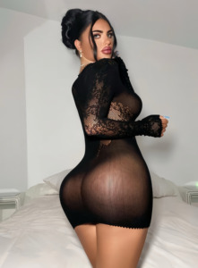 <span class=keywords><strong>Lingerie</strong></span> Sexy per Donne Adulte, Body Trasparente <span class=keywords><strong>Nero</strong></span> in Nylon, Intimo Erotico, Abito a Rete - Product Image 3