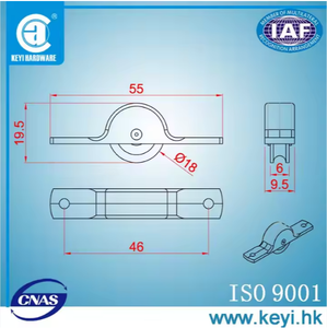 Haute qualité fer/Nylon lisse <span class=keywords><strong>porte</strong></span> <span class=keywords><strong>coulissante</strong></span> rouleau roue fenêtre poulie rouleau coulissant pour <span class=keywords><strong>porte</strong></span> <span class=keywords><strong>coulissante</strong></span> et fenêtre - Product Image 4