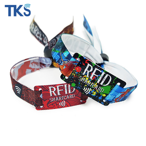 Pulsera de tela RFID NFC fiesta pulsera tejida Festival de música RFID gimnasio correa de muñeca clásica 1K 4K 213 215 216 <span class=keywords><strong>424</strong></span> - Product Image 3