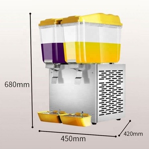 Venta caliente 18L * 3 tanques máquina de bebidas dispensador de bebidas frías dispensador de jugo comercial - Product Image 3