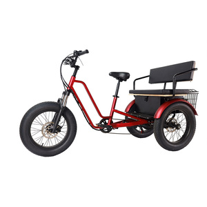 Tricycle électrique longue portée, 7 vitesses, vélo cargo électrique 20 pouces, 48V 1000W, trike électrique à 3 roues - Product Image 4