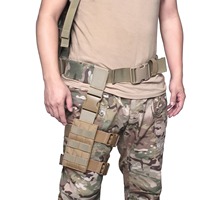 Sac de jambe tactique multifonctionnel Molle, sac banane de cuisse extérieur, pochette pour chargeur en nylon