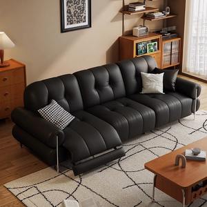 Vente en gros de canapés inclinables en cuir Meubles de salon Canapé paresseux Chaise berçante Canapé <span class=keywords><strong>inclinable</strong></span> Machine - Product Image 3