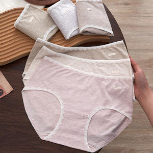 Женские трусы-хипстеры OEM&ODM с эффектом «второй кожи», эластичным поясом, антибактериальные, облегающие - Product Image 1