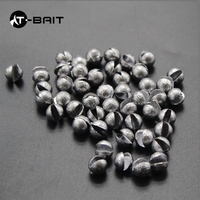100 pièces/sac cuivre ABS poids de pêche plombs amovibles plomb poids de tir fendu pour lac ruisseau océan bateau pêche vivaneau