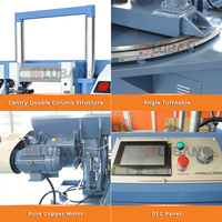 Sierra de cinta CNC GZ4240X de alta precisión para corte horizontal y a inglete de metal