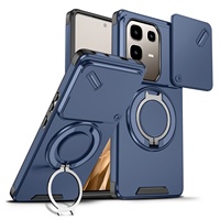 Infinix HOT60i hot70 pro Mobiele Telefoonhoes met Dierenprint, Magnetische Schuifvensterstandaard, Camera Bescherming & 5G Compatibiliteit