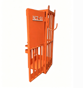 Cesta de seguridad para trabajos en altura en ingeniería civil, jaula para trabajos en altura, tamaño, color y logotipo personalizables - Product Image 2