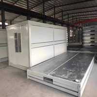 Installation rapide, maison conteneur pliable de 20 pieds ou 40 pieds avec une bonne isolation
