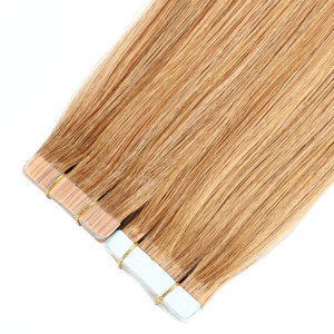 Extensiones de Cabello Humano Remy Ruso Virgen 100% Sin Procesar, Doble Trama a Máquina, <span class=keywords><strong>con</strong></span> Cinta Adhesiva, Calidad Profesional, Rubio Ceniza, Precio de Fábrica - Product Image 3