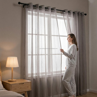 Rideau de protection EMF en tissu maillé conducteur en fibre d'argent, couverture de fenêtre textile douce