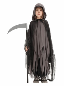 Costume de cosplay XJ Horror pour fête costumée, tenue de spectacle du Dieu de la Mort, tenue de spectacle pour enfants - Product Image 2