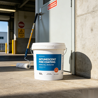 Revêtement Intumescent Polymère Ultra-Fin à Base de Polyurée Ignifuge et Imperméable, Peinture Isolante Thermique pour Acier Intérieur