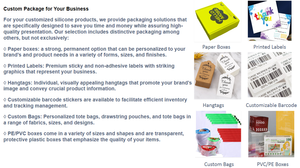 Attache-sucette sans BPA, accessoires de bricolage, chaîne de sucette personnalisée en <span class=keywords><strong>silicone</strong></span> de qualité alimentaire pour bébé - Product Image 6