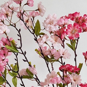 Flores de Cerezo Artificiales, 45 Cabezas con Follaje, para Decoración del Hogar, Arreglos de Boda, Jardinería - Product Image 4