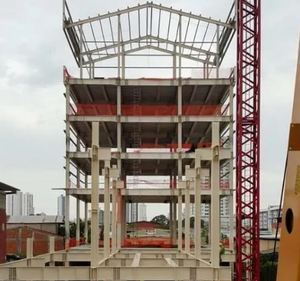 Structure en acier préfabriquée pour bâtiment de grande hauteur à plusieurs étages Q355b Q235B, structure en acier lourd pour entrepôt, atelier - Product Image 5