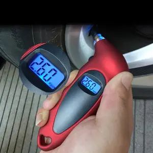 Sıcak satış dijital lastik şişirme çoklu renkler mevcut lastik basınç göstergesi el hava basınç göstergesi