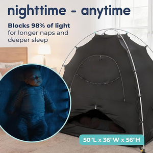 Carpa Parasol con Doble Puerta y Colchoneta para Dormir, Apta para Niños y Bebés, Bloquea el 98% de la Luz - Product Image 5
