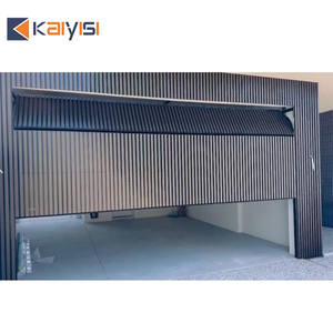 <span class=keywords><strong>Porte</strong></span> <span class=keywords><strong>de</strong></span> <span class=keywords><strong>garage</strong></span> en aluminium métallique à grille automatique sectionnelle durable, isolante et sécurisée pour usage résidentiel - Product Image 2