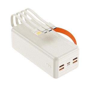 Banco de Energía de Alta Capacidad de 50000 mAh, 60000 mAh, 70000 mAh con Carga Rápida, 4 Cables, 22.5 W, Cargador Portátil de Emergencia para Móviles - Product Image 3