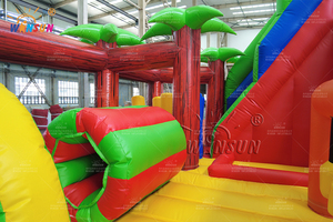 Hippo trẻ em Inflatable bữa tiệc sinh nhật động vật dễ thương với trượt ngoài trời chơi thư bị trả lại nhà bán nhà thương mại cho thuê 2025 - Product Image 6