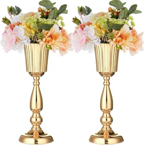 Nuevo Florero de Metal para Mesa de Boda, Soporte de Hierro para Flores, Centro de Mesa para Bodas y Decoración de Mesas para Fiestas de Aniversario - Product Image 4