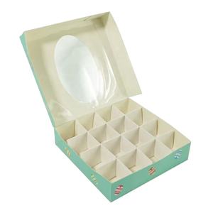 16 izgaralar paskalya tavşanı tavşan temizle Hollow kalp temizle pencere paskalya parti dekorasyon için çikolata kutusu tatlı şeker ambalaj kutusu - Product Image 3