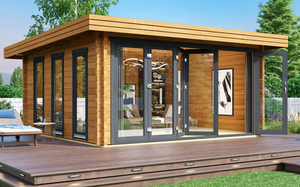 Petite <span class=keywords><strong>maison</strong></span> carrée moderne de <span class=keywords><strong>la</strong></span> pièce 24 ㎡ de jardin pour le travail vivant se vendant - Product Image 2