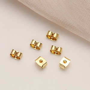 Wholesale Copperplated <b>Gold</b>-plated Earplugs Butterfly Ear Buckles <b>Earrings</b> Earplugs <b>Back</b> Stud <b>Earrings</b> Cap Non-slip Accessories - Product Image 2