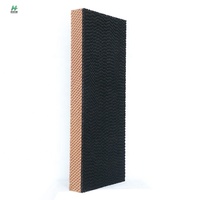 Coussin de refroidissement par rideau humide noir pour volailles, refroidisseur d'air à eau, prix usine pour serres, élevages de poulets et de bétail