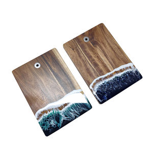 <span class=keywords><strong>Planche</strong></span> à fromage Natural House Ocean en résine époxy et bois d'acacia pour servir de la charcuterie et des <span class=keywords><strong>tapas</strong></span> - Product Image 3