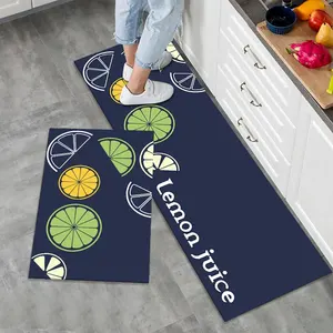 Accesorios de cocina personalizados, Alfombra de azulejo de cuero, base de labios