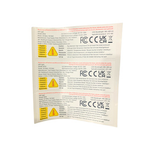 Película Protectora con Etiqueta de Advertencia BF50 Adhesivo Acrílico para Electrónicos - Product Image 1